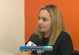 Gestora da unidade SUPERA Macapá em entrevista para a Globo regional