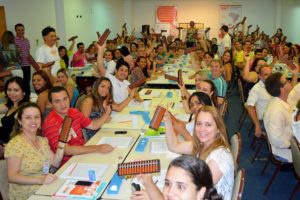 Educadores da Franquia de Escola participam de treinamento em São José dos Campos (SP), cidade da sede franqueadora
